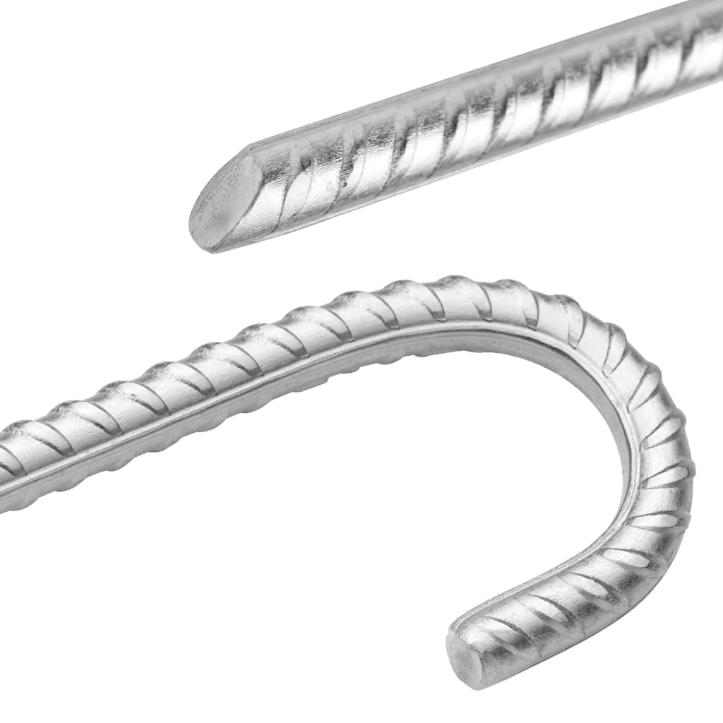 Picchetti per Tenda 6 pz 41,5 cm ÃƒËœ12 mm in Acciaio Zincato