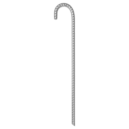 Picchetti per Tenda 12 pz 41,5 cm Ã˜12 mm in Acciaio Zincato