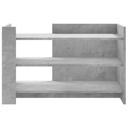 Tavolino Salotto Grigio Cemento 80x50x50 cm Legno Multistrato