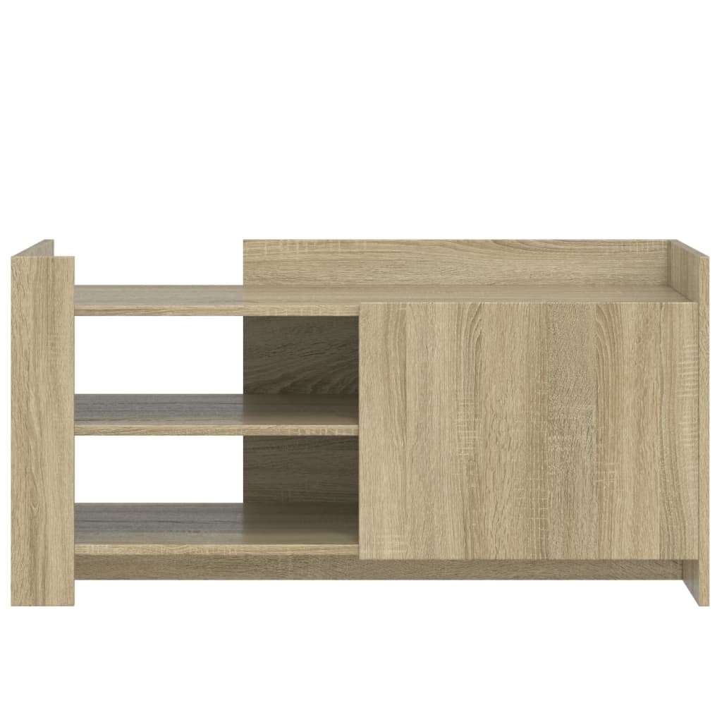 Tavolino Salotto Rovere Sonoma 100x50x50cm in Legno Multistrato