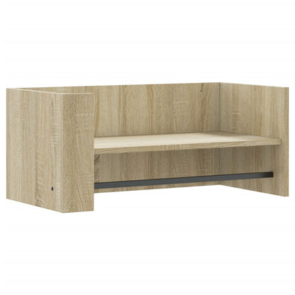 Scaffale Parete Rovere Sonoma 70,5x35x30,5 cm Legno Multistrato