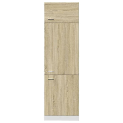 Mobile per Frigo â€œLyonâ€ Rovere Sonoma 60x57x207 cm