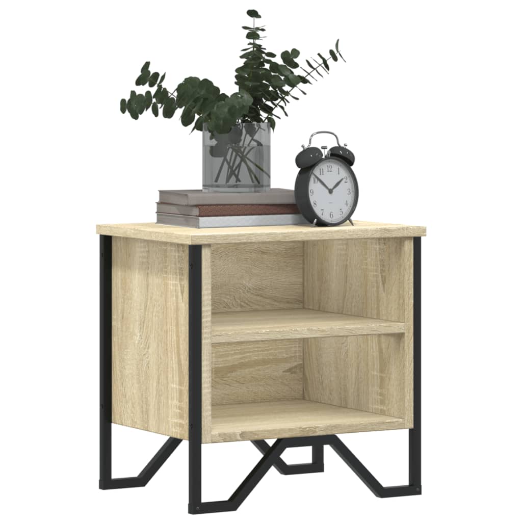Comodini Rovere Sonoma 2pz 40x30x40 cm in Truciolato