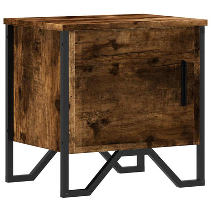Comodino Rovere Fumo 40x30x40 cm in Truciolato