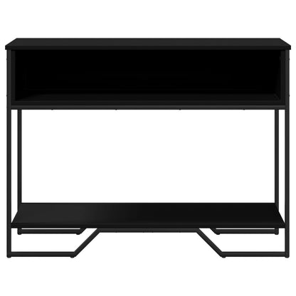 Tavolo Consolle Nero 100x35x74,5 cm in Truciolato