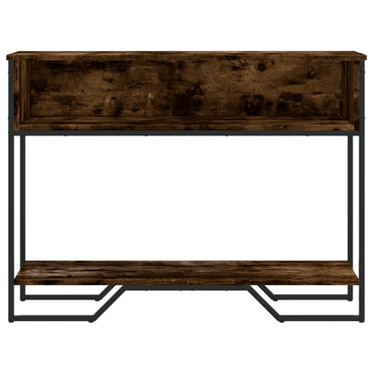 Tavolo Consolle Rovere Fumo 100x35x74,5 cm in Truciolato