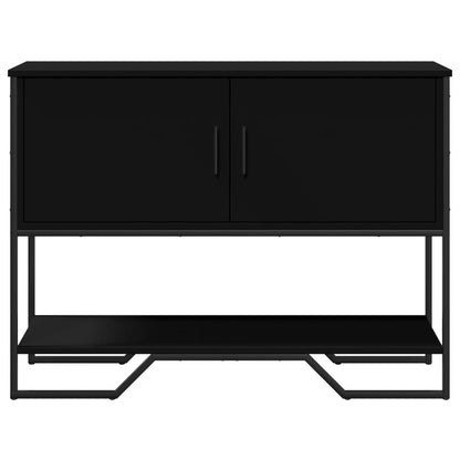 Tavolo Consolle Nero 100x35x74,5 cm in Truciolato