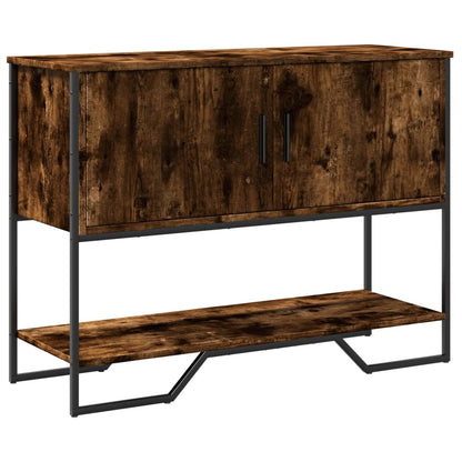 Tavolo Consolle Rovere Fumo 100x35x74,5 cm in Truciolato