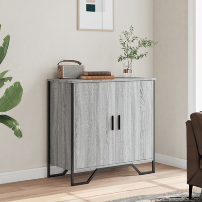 Credenza Grigio Sonoma 78x35,5x74,5 cm in Legno Multistrato