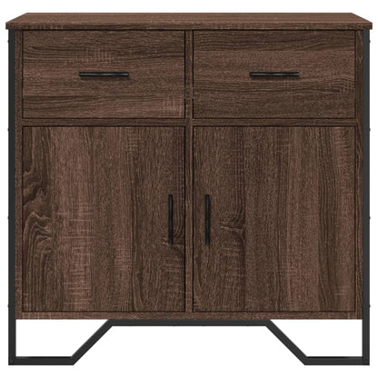 Credenza Rovere Marrone 79,5x35,5x74,5 cm in Legno Multistrato