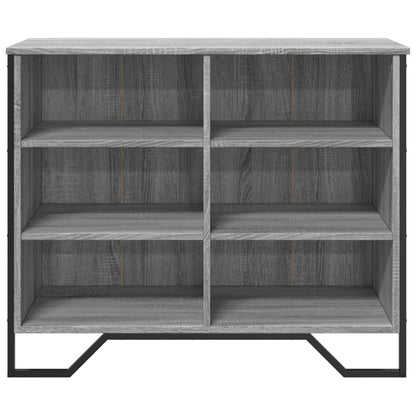 Credenza Grigio Sonoma 91x35,5x74,5 cm in Legno Multistrato