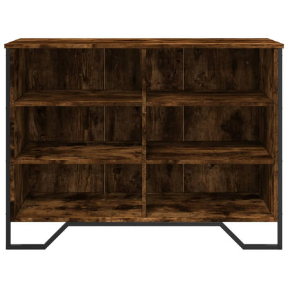 Credenza Rovere Fumo 101x35,5x74,5 cm in Legno Multistrato