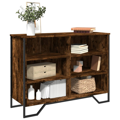Credenza Rovere Fumo 101x35,5x74,5 cm in Legno Multistrato