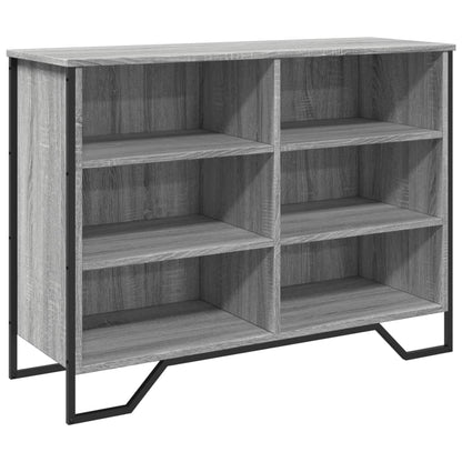 Credenza Grigio Sonoma 101x35,5x74,5 cm in Legno Multistrato