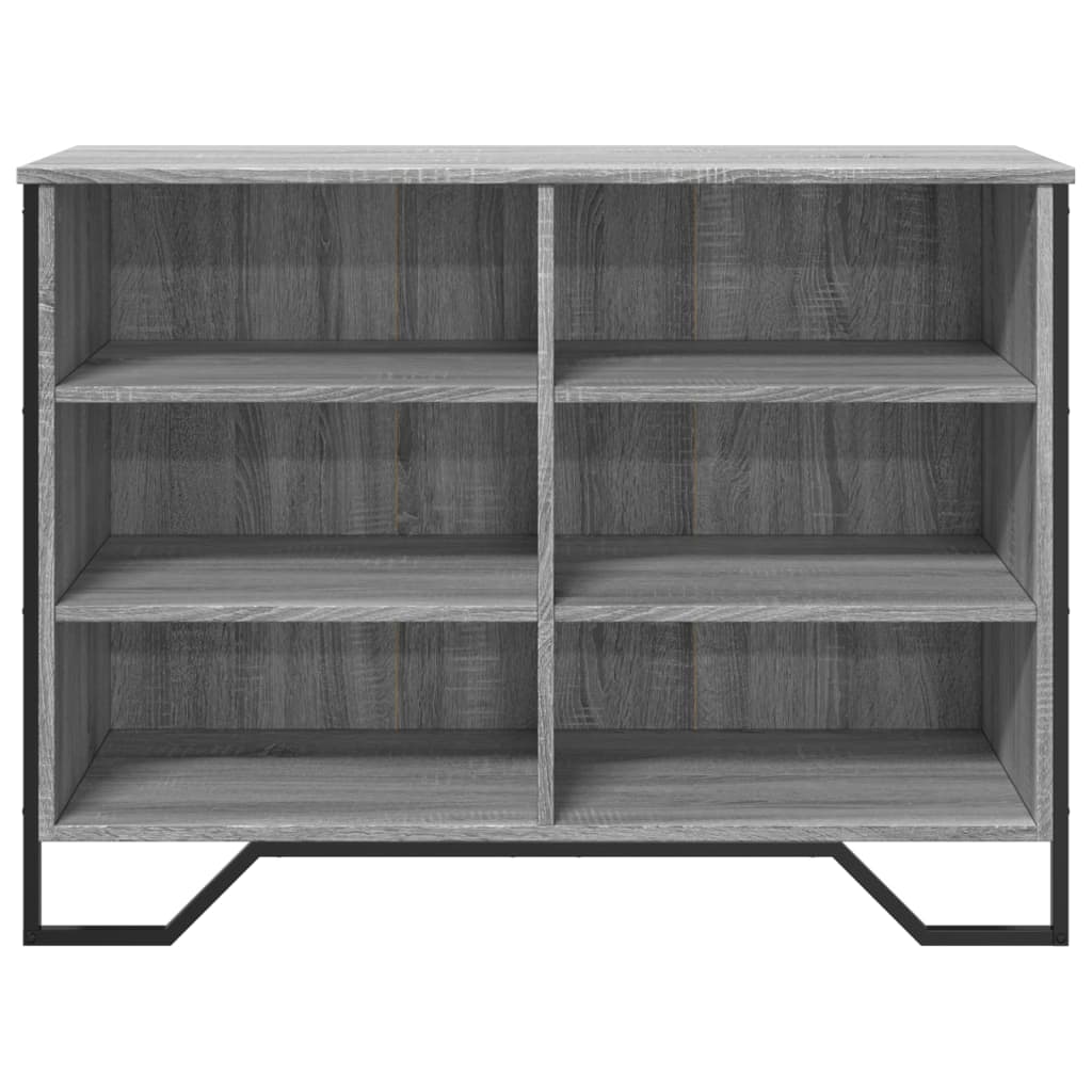 Credenza Grigio Sonoma 101x35,5x74,5 cm in Legno Multistrato