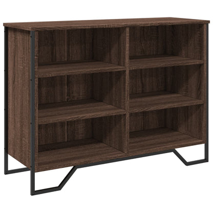 Credenza Rovere Marrone 101x35,5x74,5 cm in Legno Multistrato