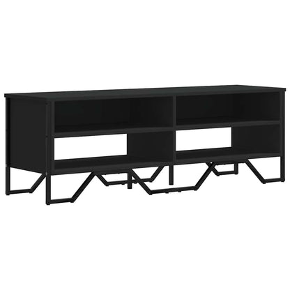 Mobile Porta TV Nero 122x34x41 cm in Legno Multistrato