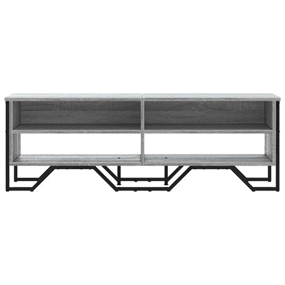 Mobile Porta TV Grigio Sonoma 122x34x41cm in Legno Multistrato