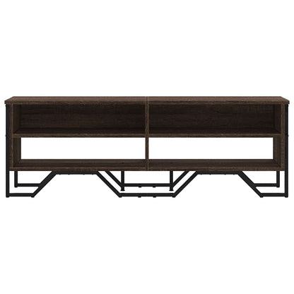 Mobile Porta TV Rovere Marrone 122x34x41cm in Legno Multistrato