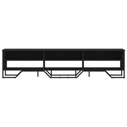 Mobile Porta TV Nero 180x34x41 cm in Legno Multistrato