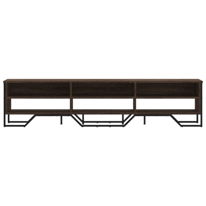 Mobile Porta TV Rovere Marrone 180x34x41cm in Legno Multistrato