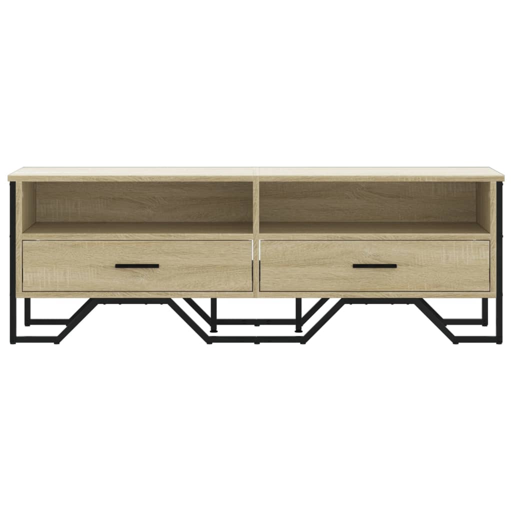 Mobile TV Rovere Sonoma 122x34x41 cm in Legno Multistrato