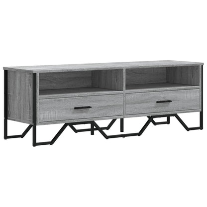 Mobile Porta TV Grigio Sonoma 122x34x41cm in Legno Multistrato