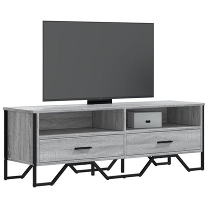 Mobile Porta TV Grigio Sonoma 122x34x41cm in Legno Multistrato