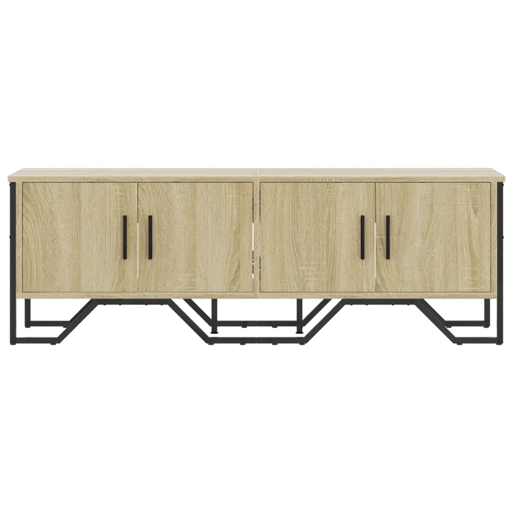 Mobile TV Rovere Sonoma 122x34x41 cm in Legno Multistrato