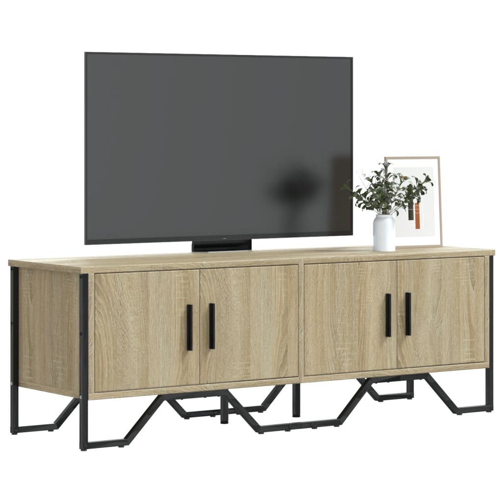 Mobile TV Rovere Sonoma 122x34x41 cm in Legno Multistrato