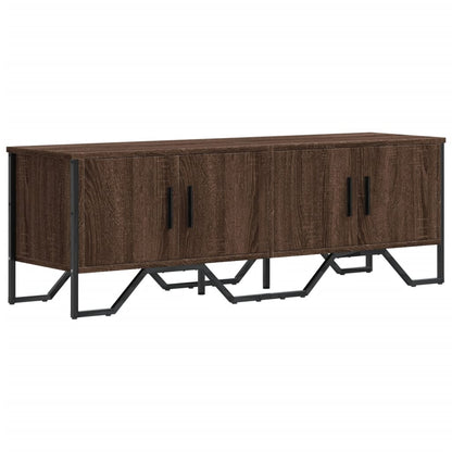 Mobile Porta TV Rovere Marrone 122x34x41cm in Legno Multistrato