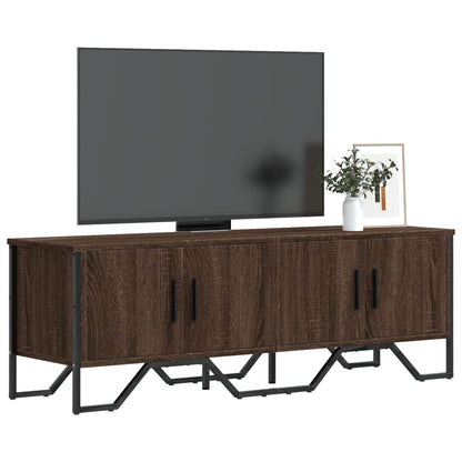 Mobile Porta TV Rovere Marrone 122x34x41cm in Legno Multistrato