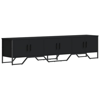 Mobile Porta TV Nero 180x34x41 cm in Legno Multistrato