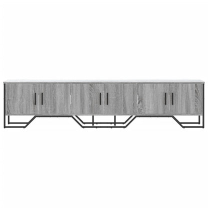 Mobile Porta TV Grigio Sonoma 180x34x41cm in Legno Multistrato