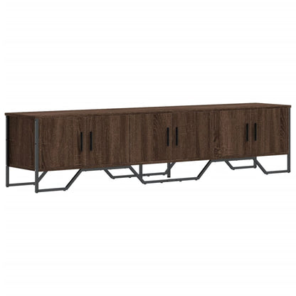 Mobile Porta TV Rovere Marrone 180x34x41cm in Legno Multistrato