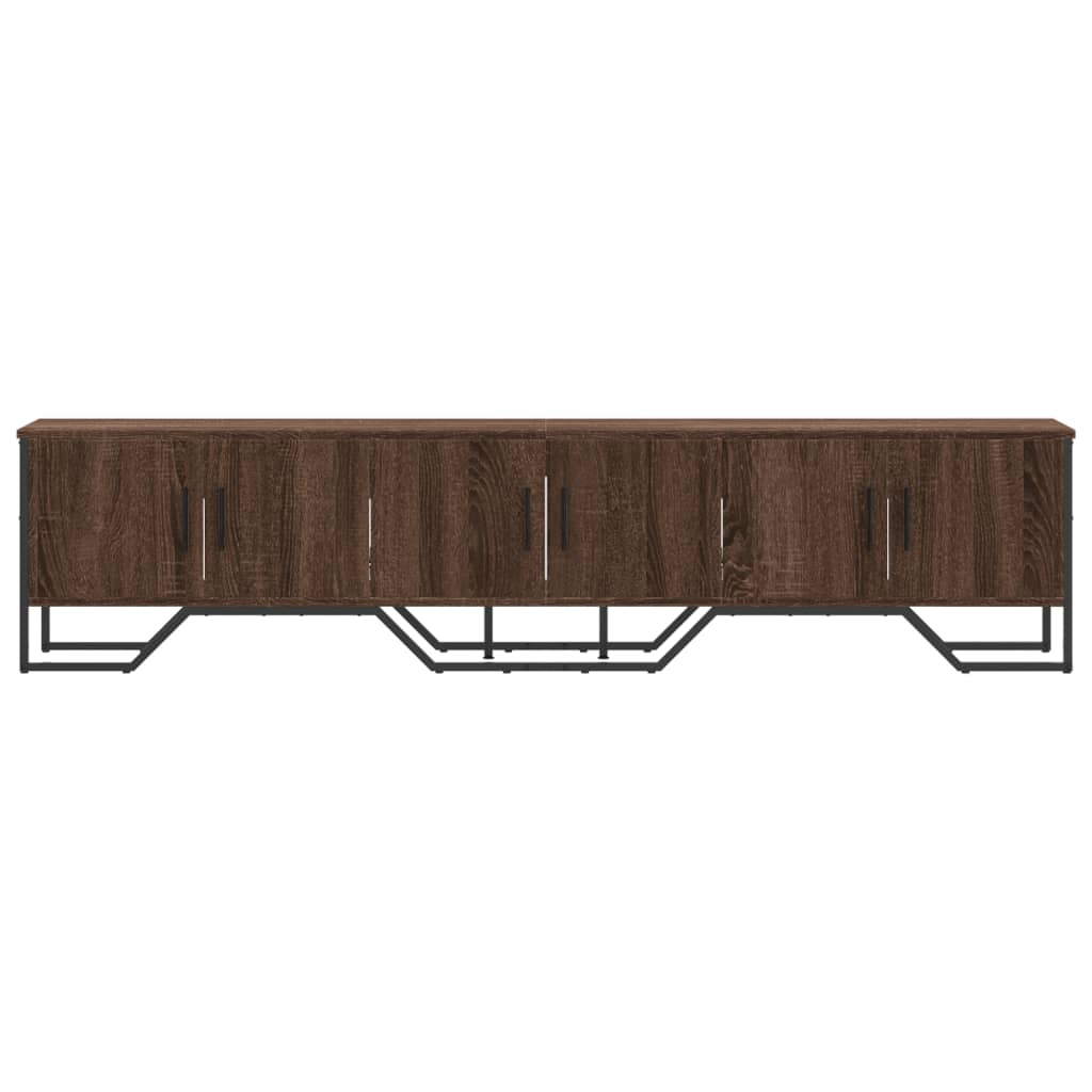 Mobile Porta TV Rovere Marrone 180x34x41cm in Legno Multistrato