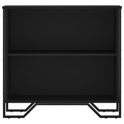 Libreria Nera 80x31x74,5 cm in Legno Multistrato