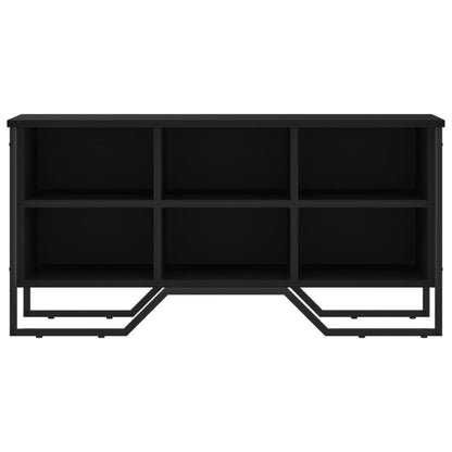 Scarpiera Nera 90x38x45,5 cm in Truciolato