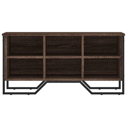 Scarpiera Rovere Marrone 90x38x45,5 cm in Truciolato