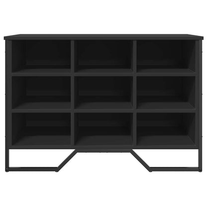 Scarpiera Nera 90x38x61,5 cm in Truciolato