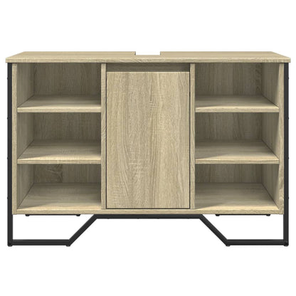 Mobile Lavabo Bagno Rovere Sonoma 91x35x60 cm in Truciolato