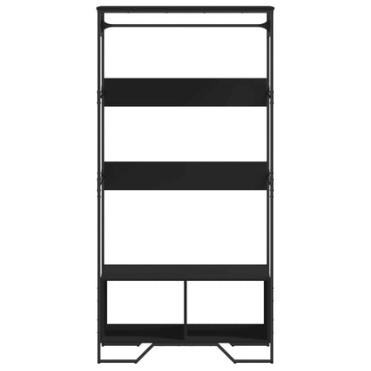 Armadio Nero 90x50x180 cm in Truciolato