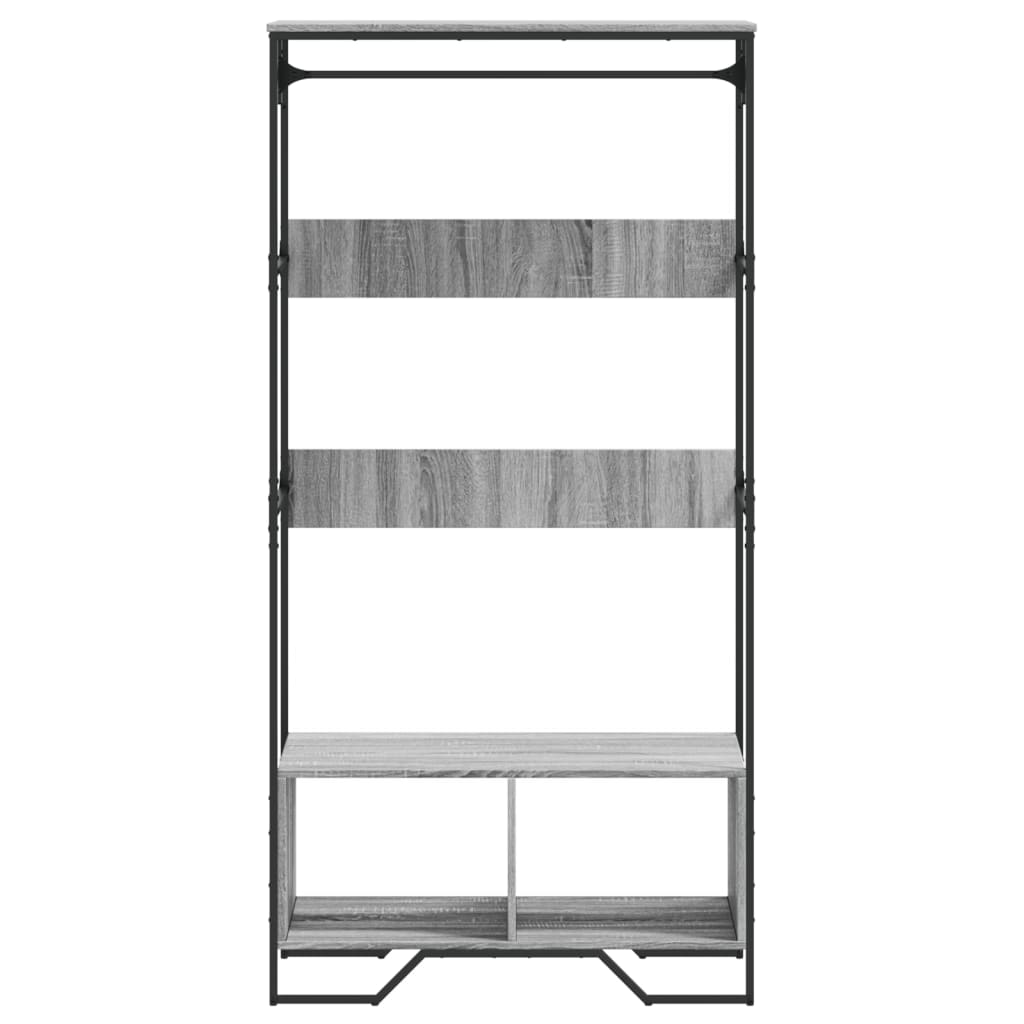 Armadio Grigio Sonoma 90x50x180 cm in Truciolato