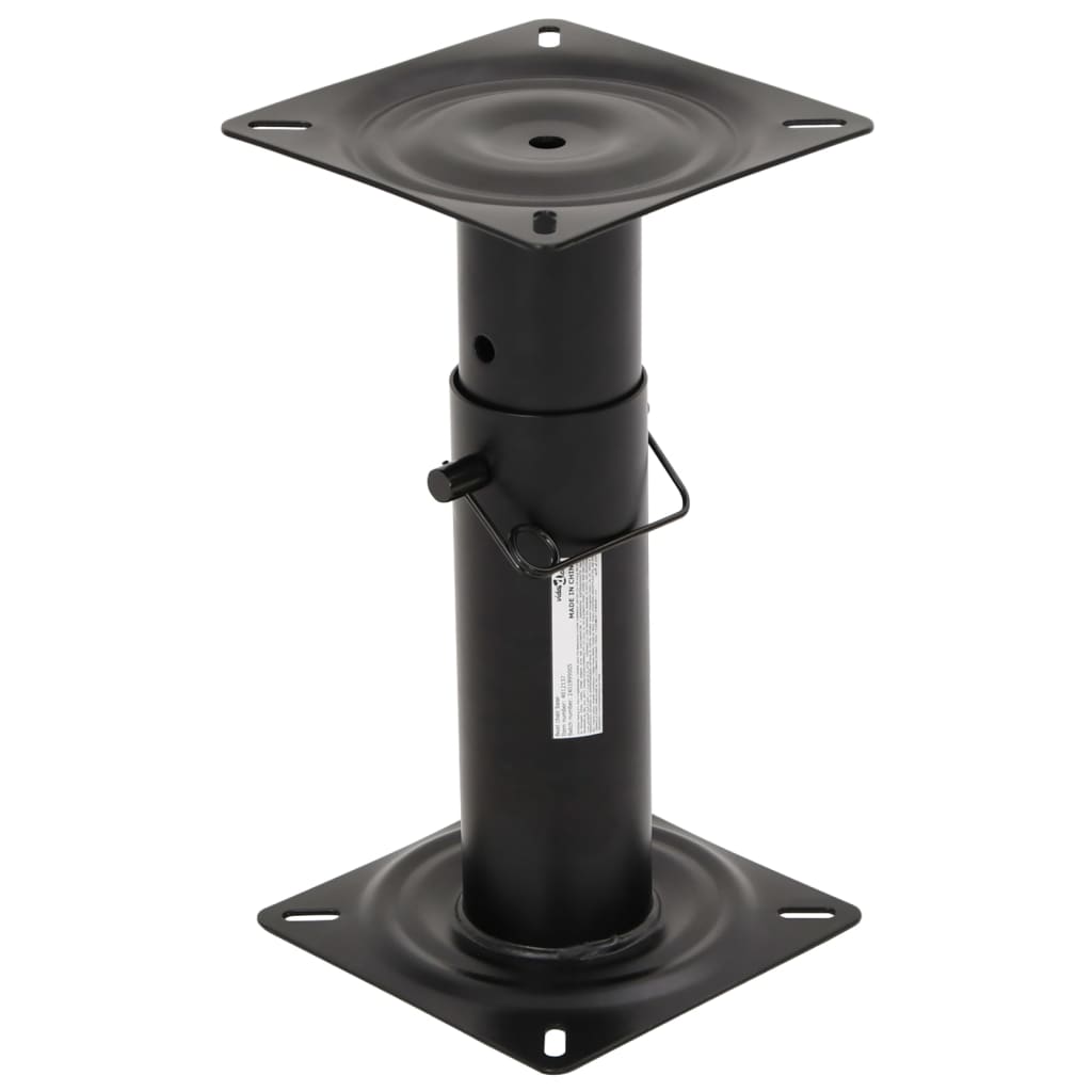 Supporto per Sedile Barca Regolabile 28-45,5 cm in Acciaio