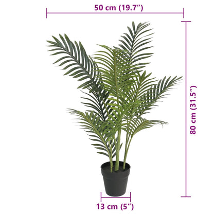 Palma Artificiale Verde 80 cm in PP
