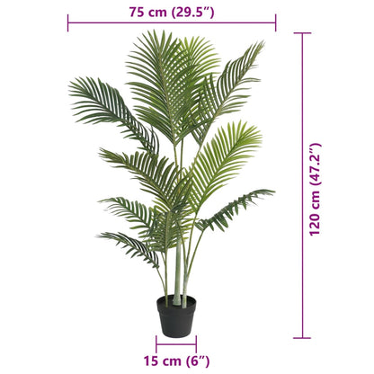 Palma Artificiale Verde 120 cm in PP