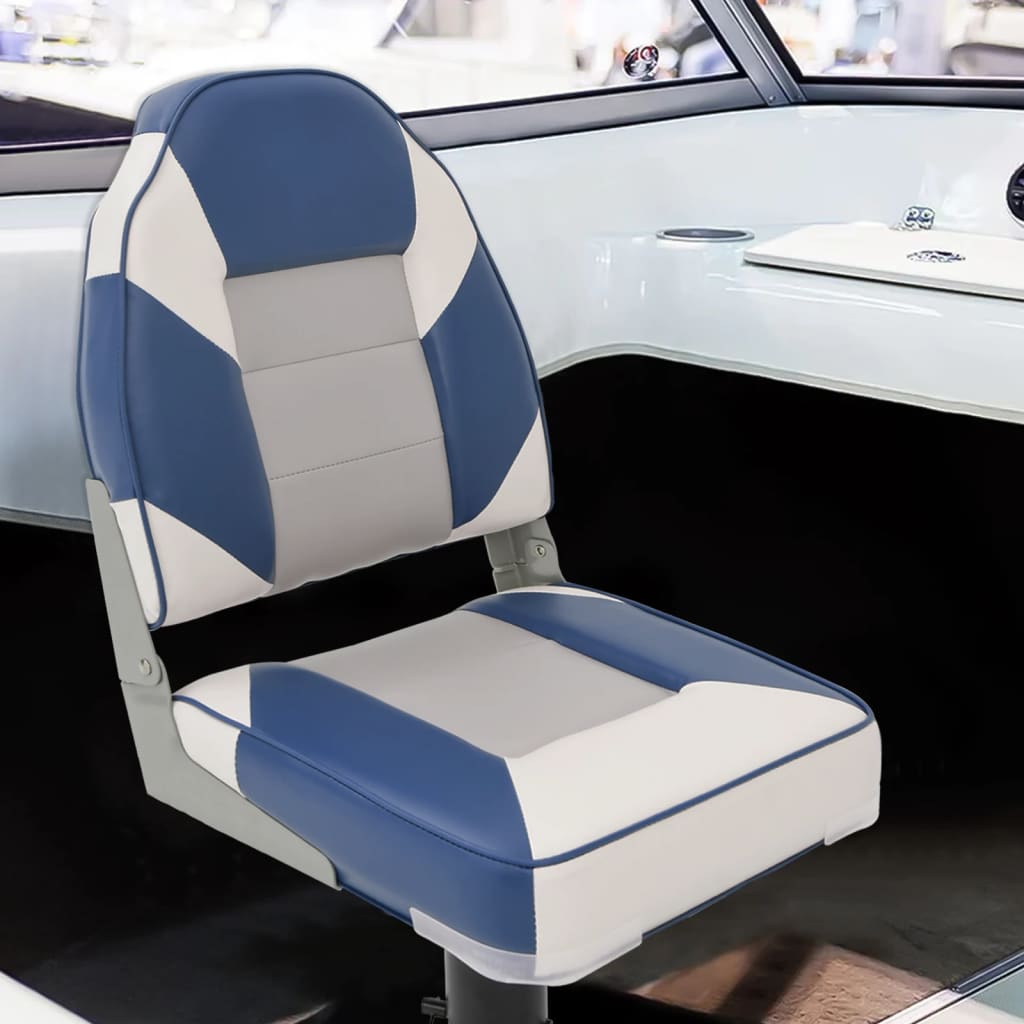 Sedili Barca con Supporto 2pz Altezza Regolabile Girevole 360Â°