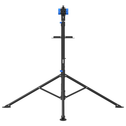 Supporto Riparazione Bici Regolabile 108-188 cm Blu in Acciaio