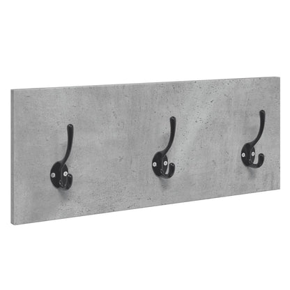 Set Mobili da Ingresso 4 pz Grigio Cemento in Legno Multistrato