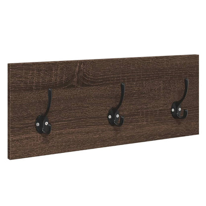 Set Mobili da Ingresso 4 pz Rovere Marrone in Legno Multistrato